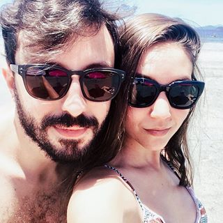 meu companheiro de aventuras! 💕💏 já com saudades dessa temporadinha despretenciosa na praia! #2016 #happynewyear #summerlovers #love #amor