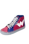 Tênis Cano Alto Bandup! - Geek Dc Comics Wonder Woman Princess Shield Vermelho E Azul - Bandup - Geek