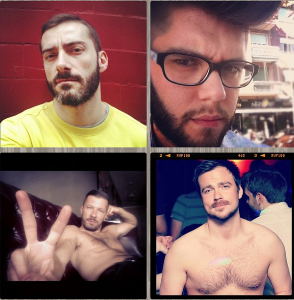 Barbudos sensuais, agora no Instagram
