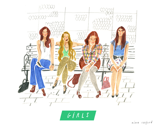 “Girls” ganha versão fofa com ilustrações